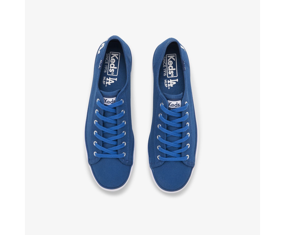 Keds Womens Sneakers Blue - Triple Kick MLB® - 103RGNQWS